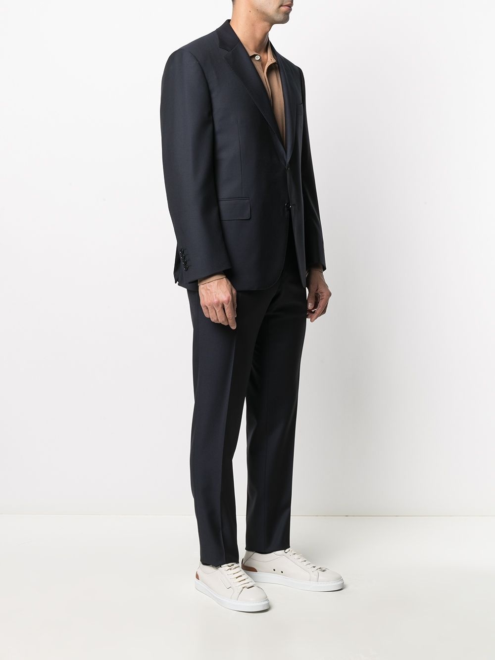 single-breasted wool suit - 3