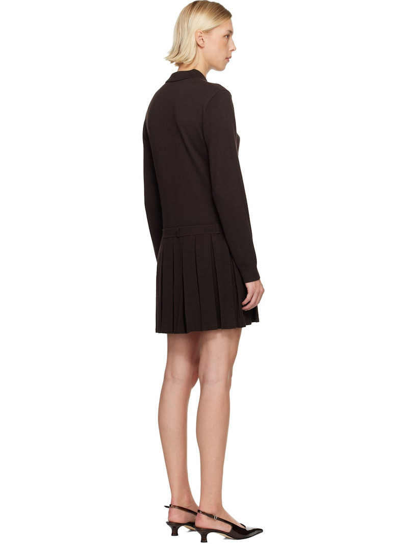 Brown Hague Sweater Minidress 3