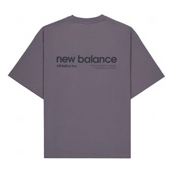 New Balance Athletics Small NB Logo T-Shirt 'Purple' AMT42335-CAS - 2