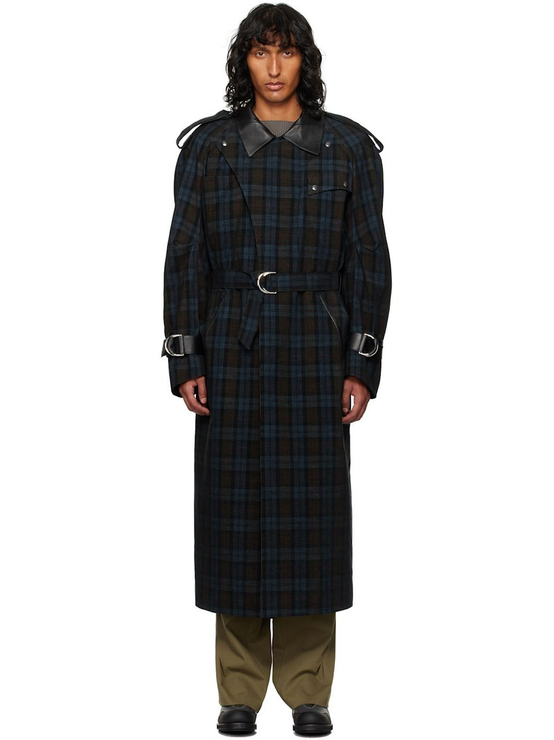 Blue Edward Trench Coat 1