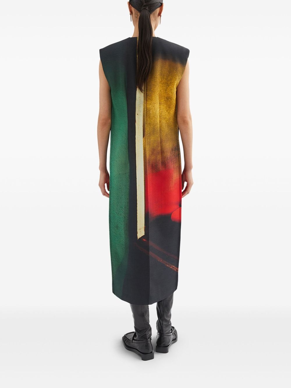 printed midi dress - 3