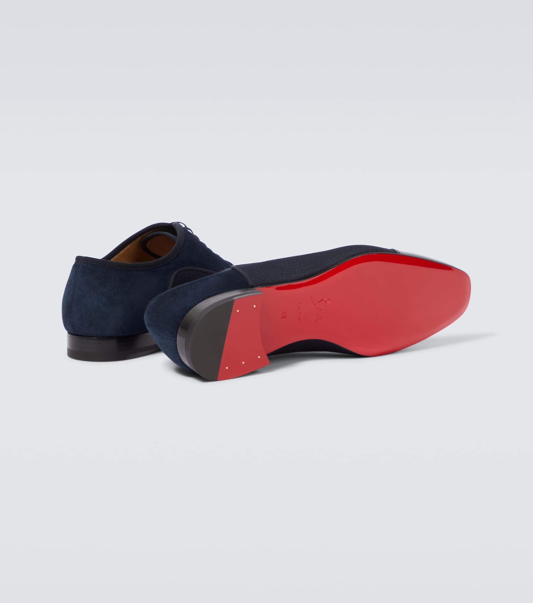 Greggo leather-trimmed Oxford shoes - 7