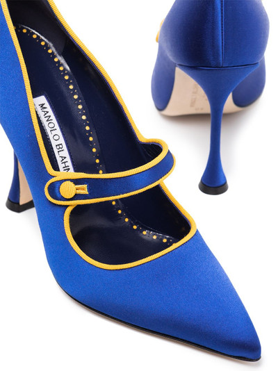 Manolo Blahnik x Browns 50 Camparicaro 105mm pumps outlook