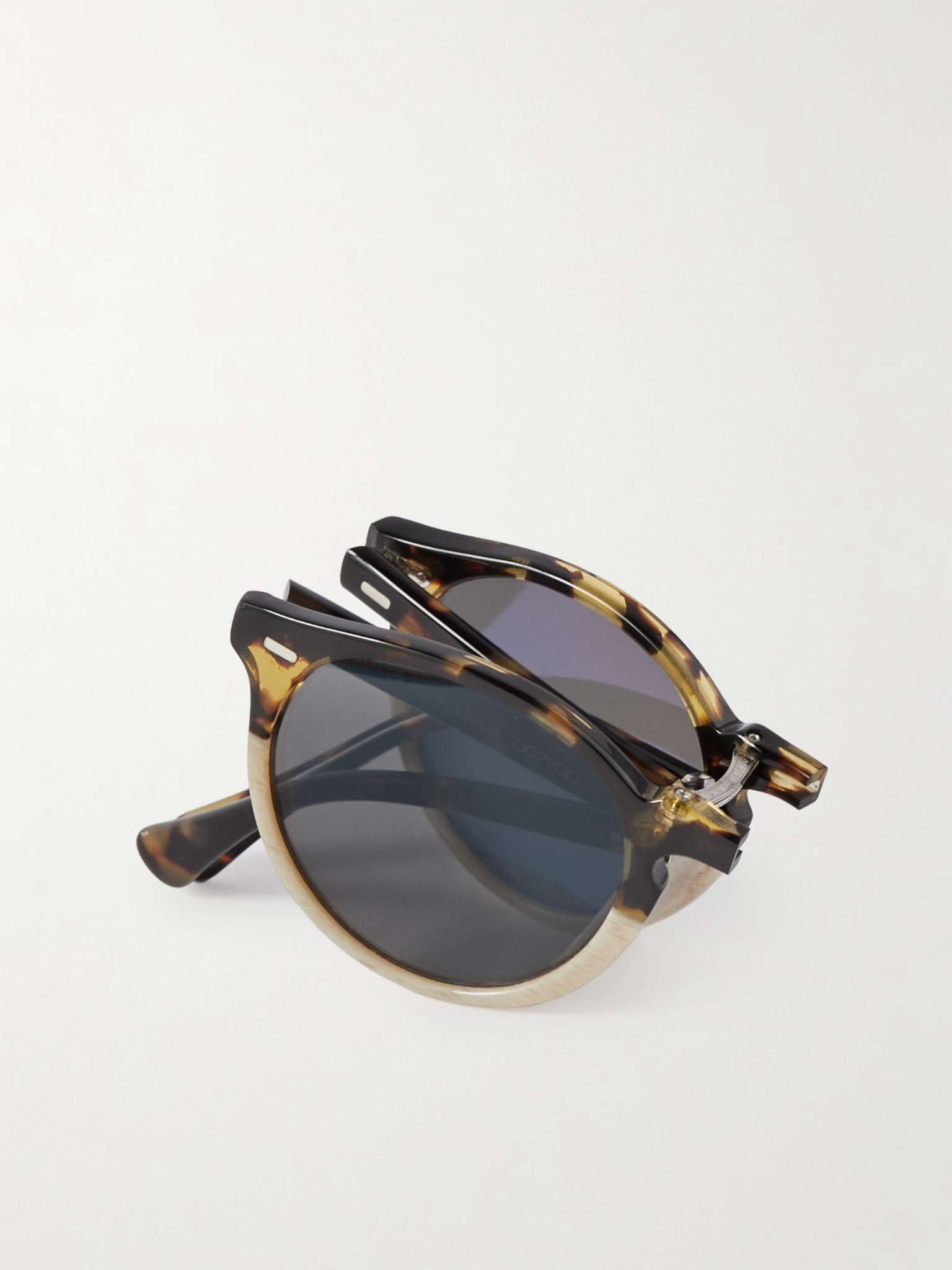Gregory Peck 1962 Foldable Round-Frame Acetate Sunglasses - 5