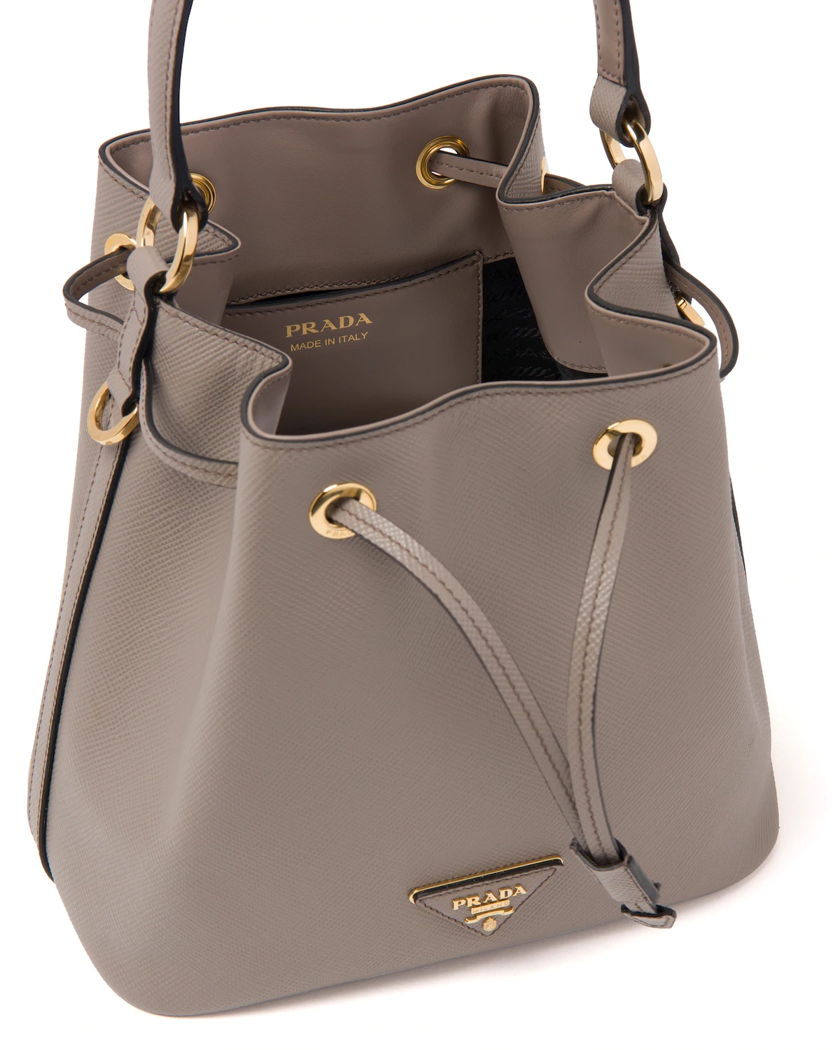 Saffiano Leather Bucket Bag - 5