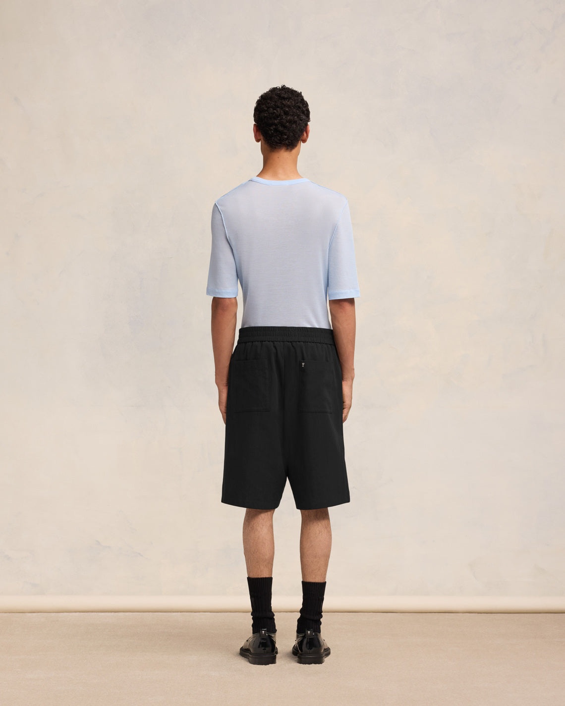 ELASTICATED WAIST BERMUDA SHORTS - 4
