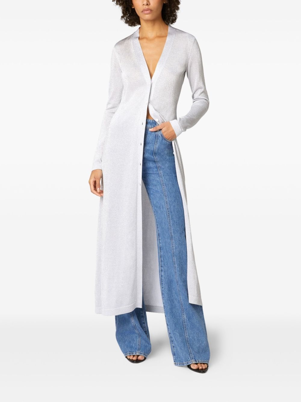 button-up cardigan - 2