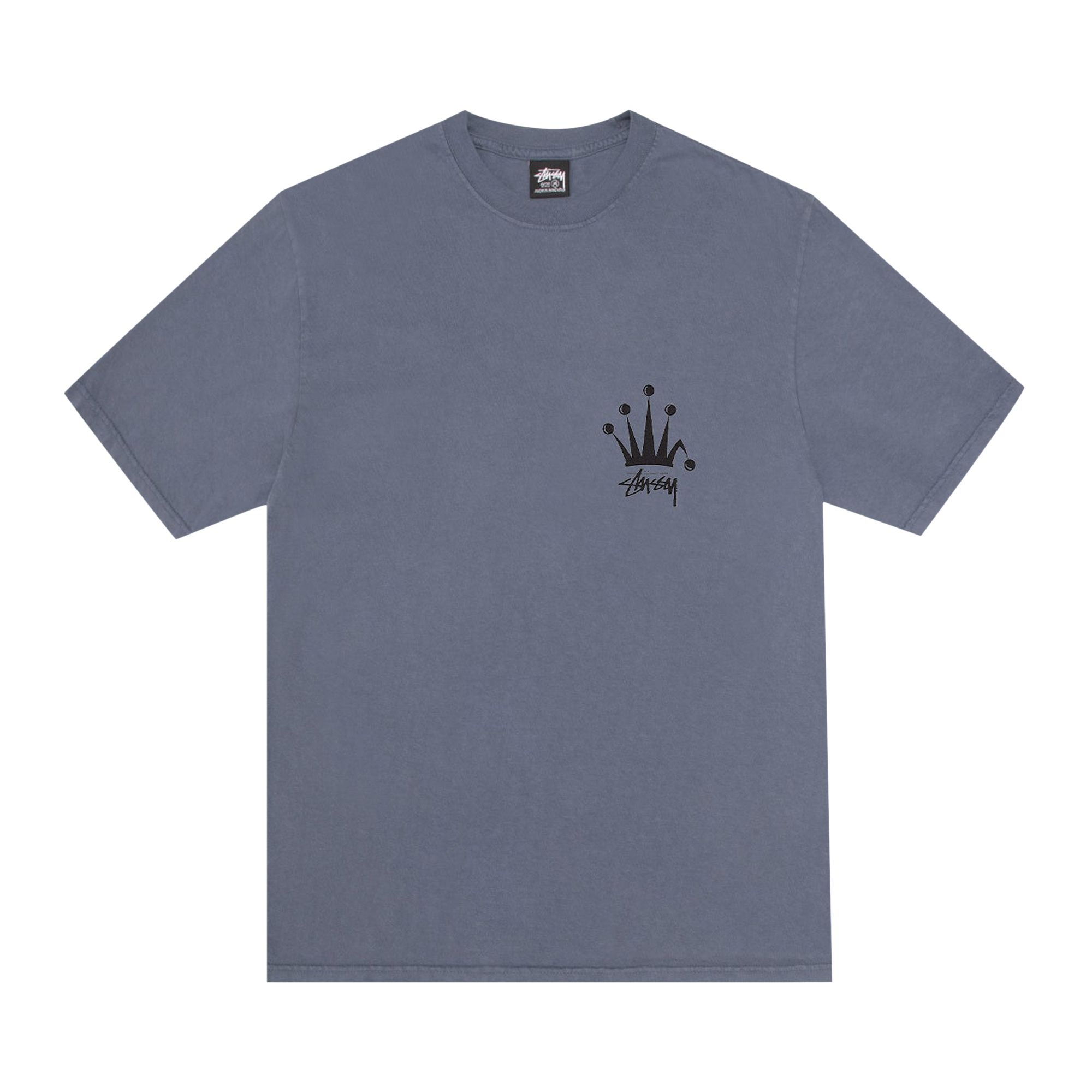 Stussy Regal Crown Tee 'Indigo' - 1