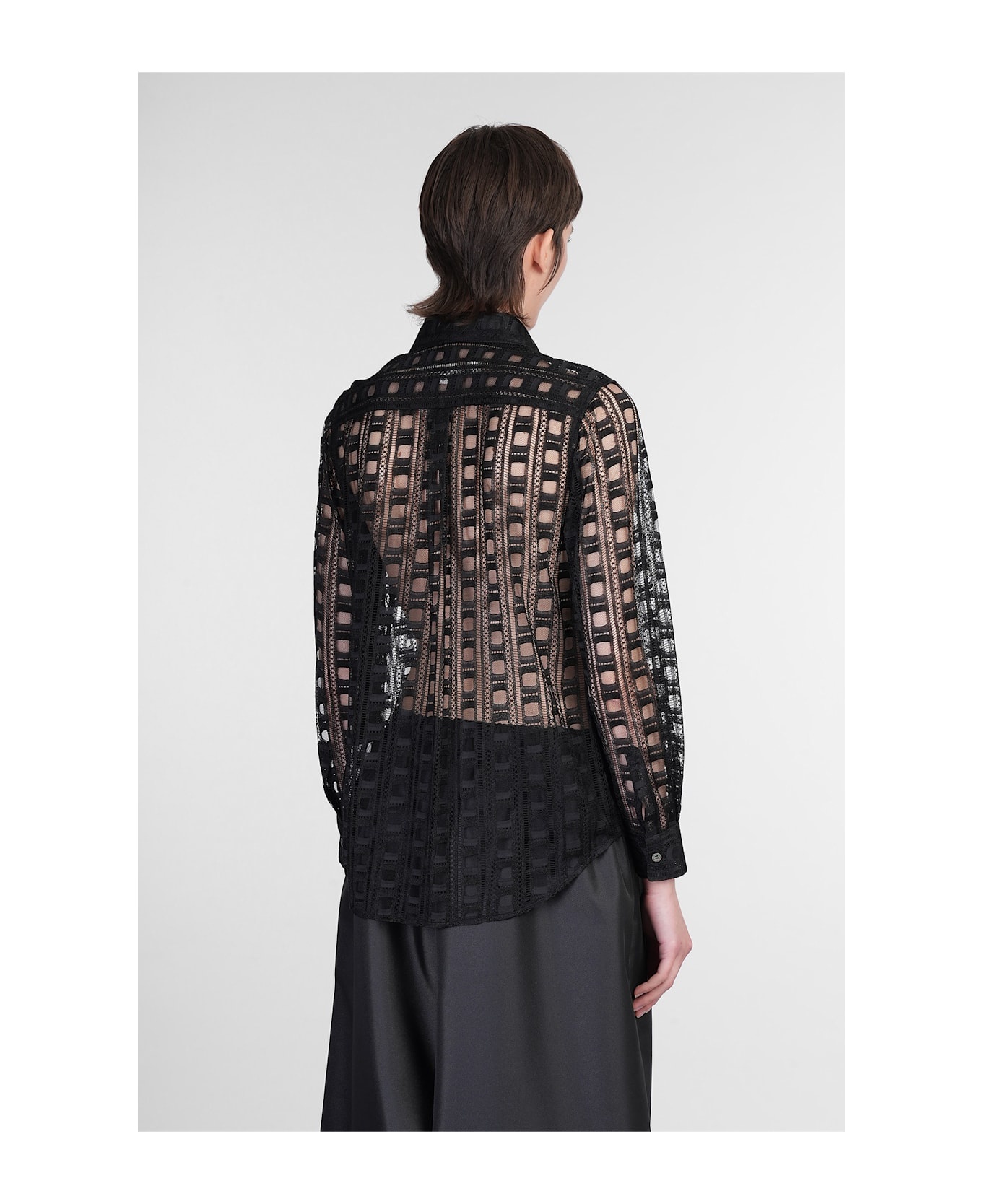 Shirt In Black Rayon - 3