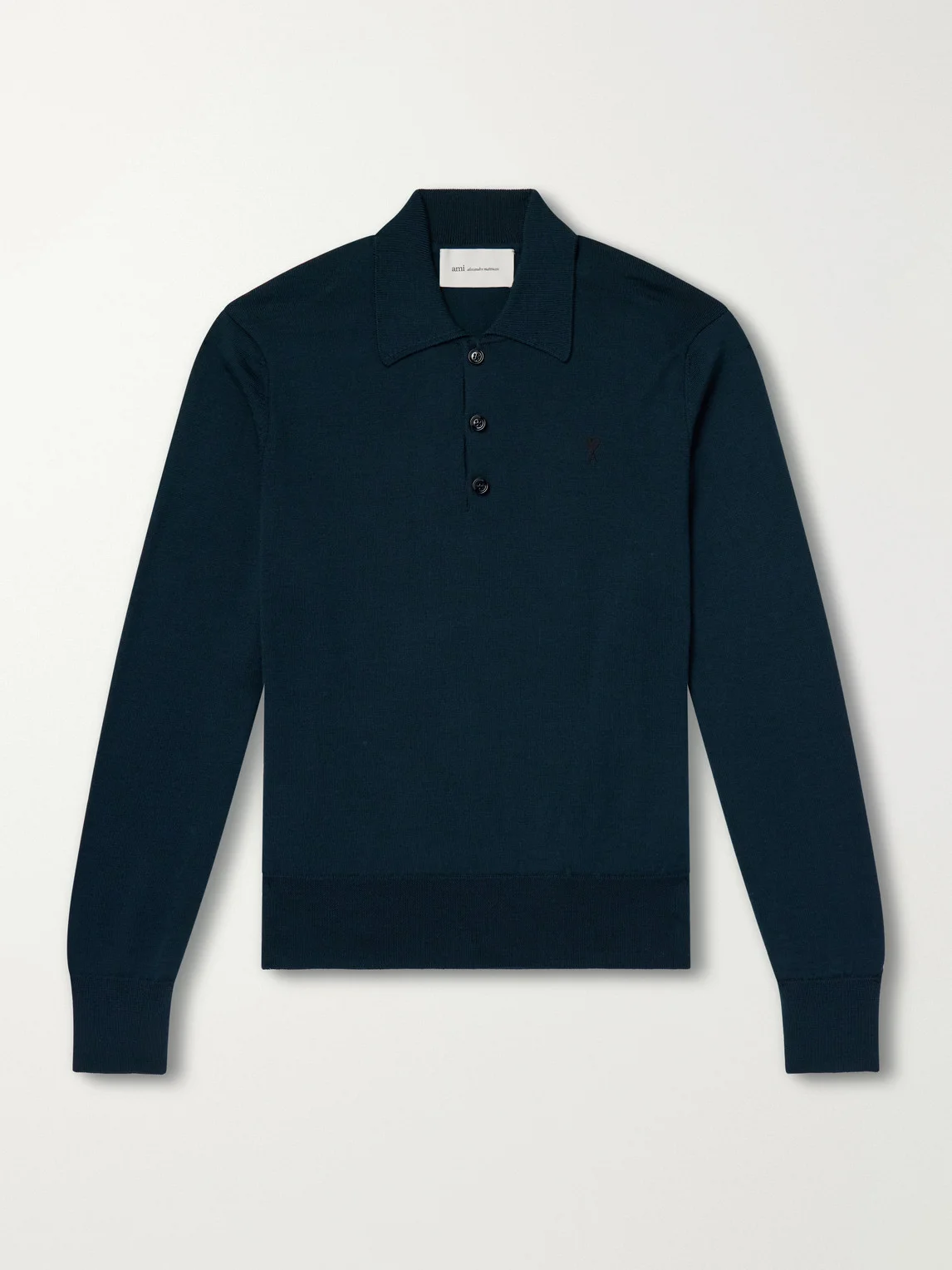 Merino Wool Polo Shirt - 1