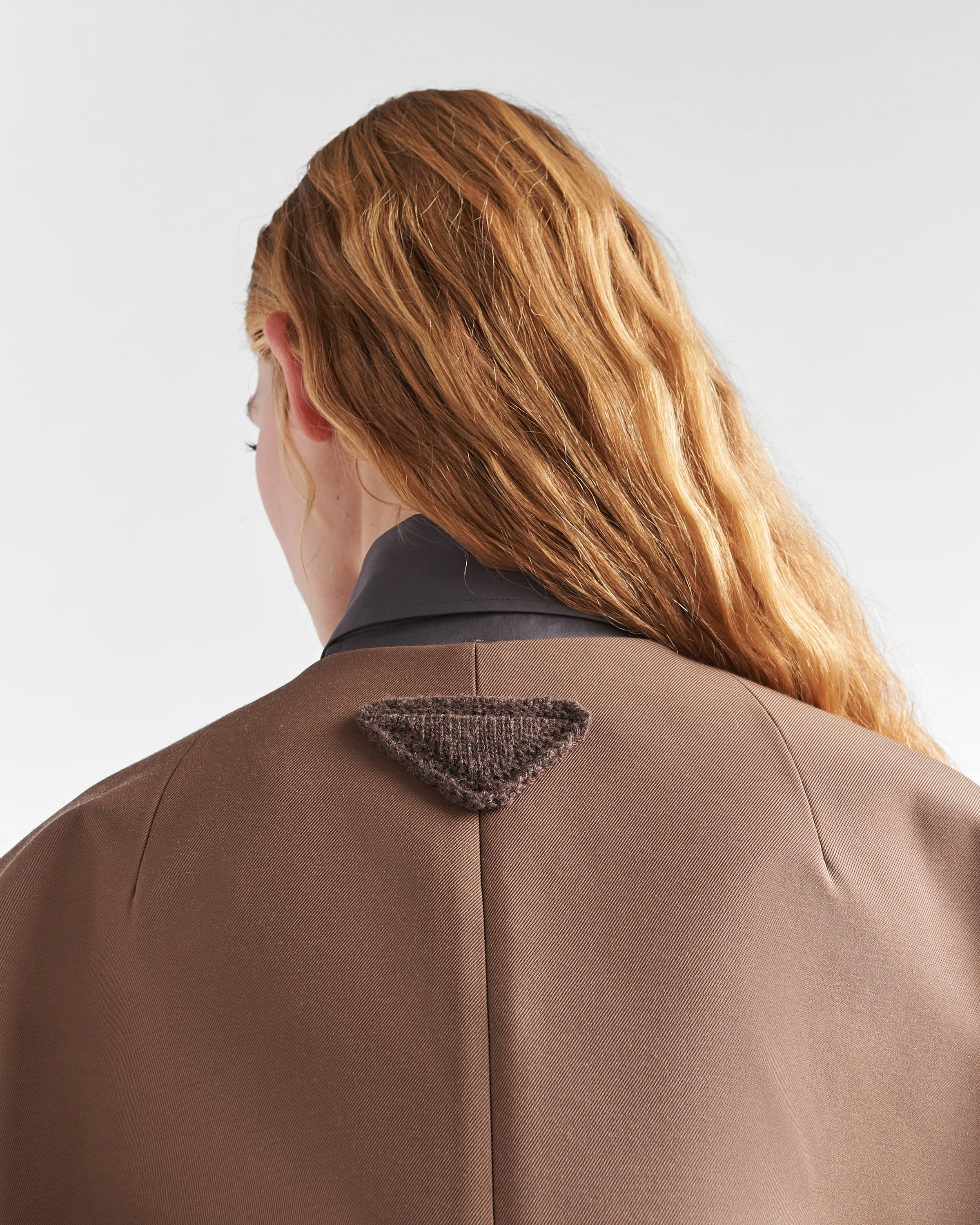 Single-breasted gabardine coat - 4