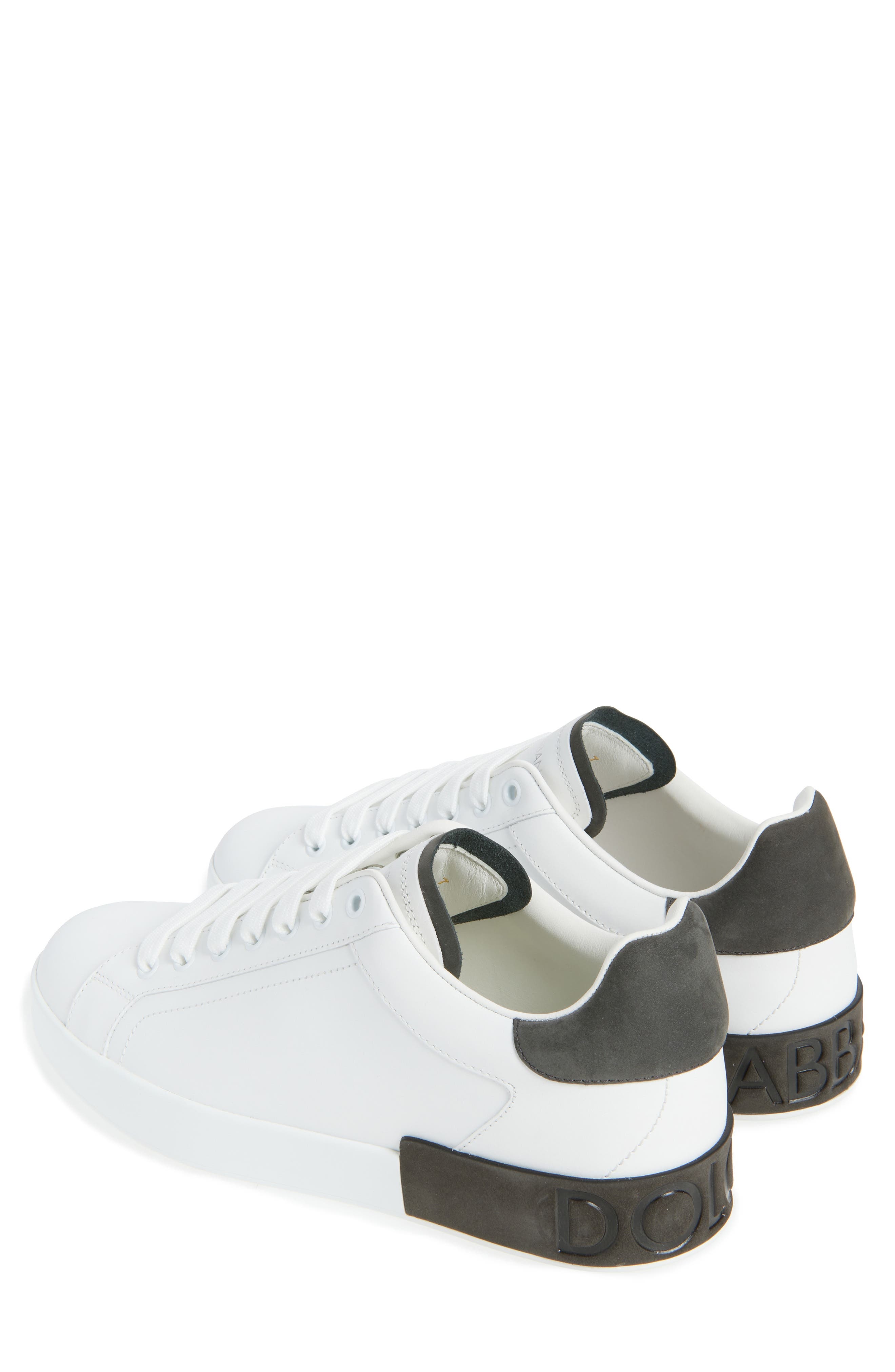 Dolce&Gabbana Nappato Sneaker in 89697 Bianco/Nero at Nordstrom - 2