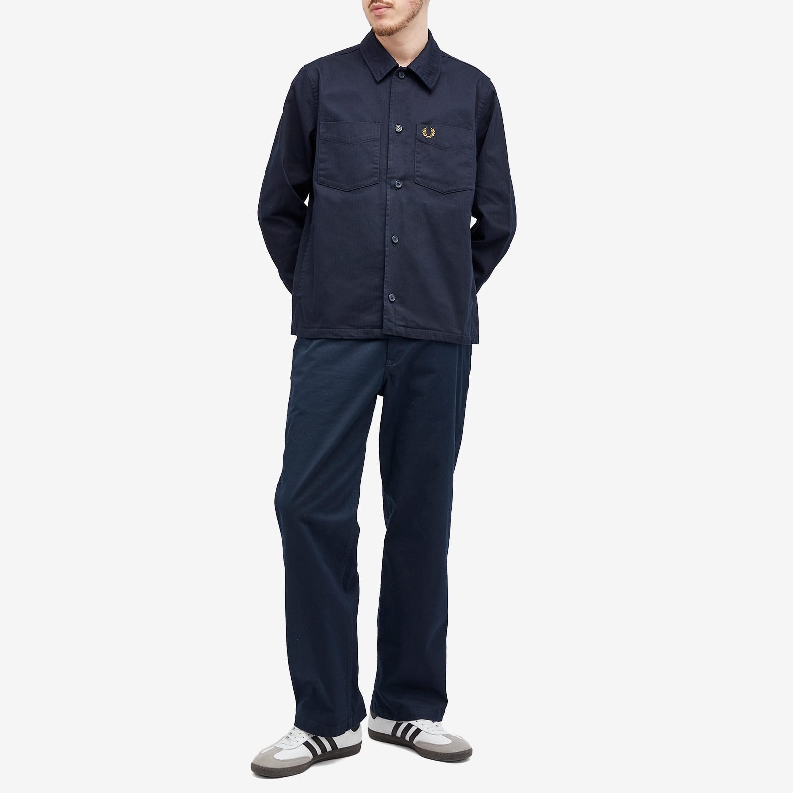 Fred Perry Herringbone Overshirt - 4