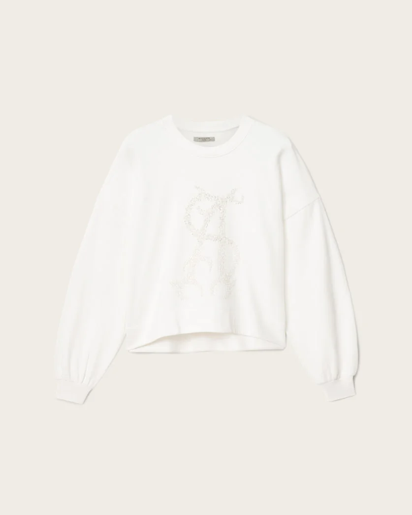 REFLEX LILA OVERSIZED EMBELLISHED SWEATSHIRT - 1