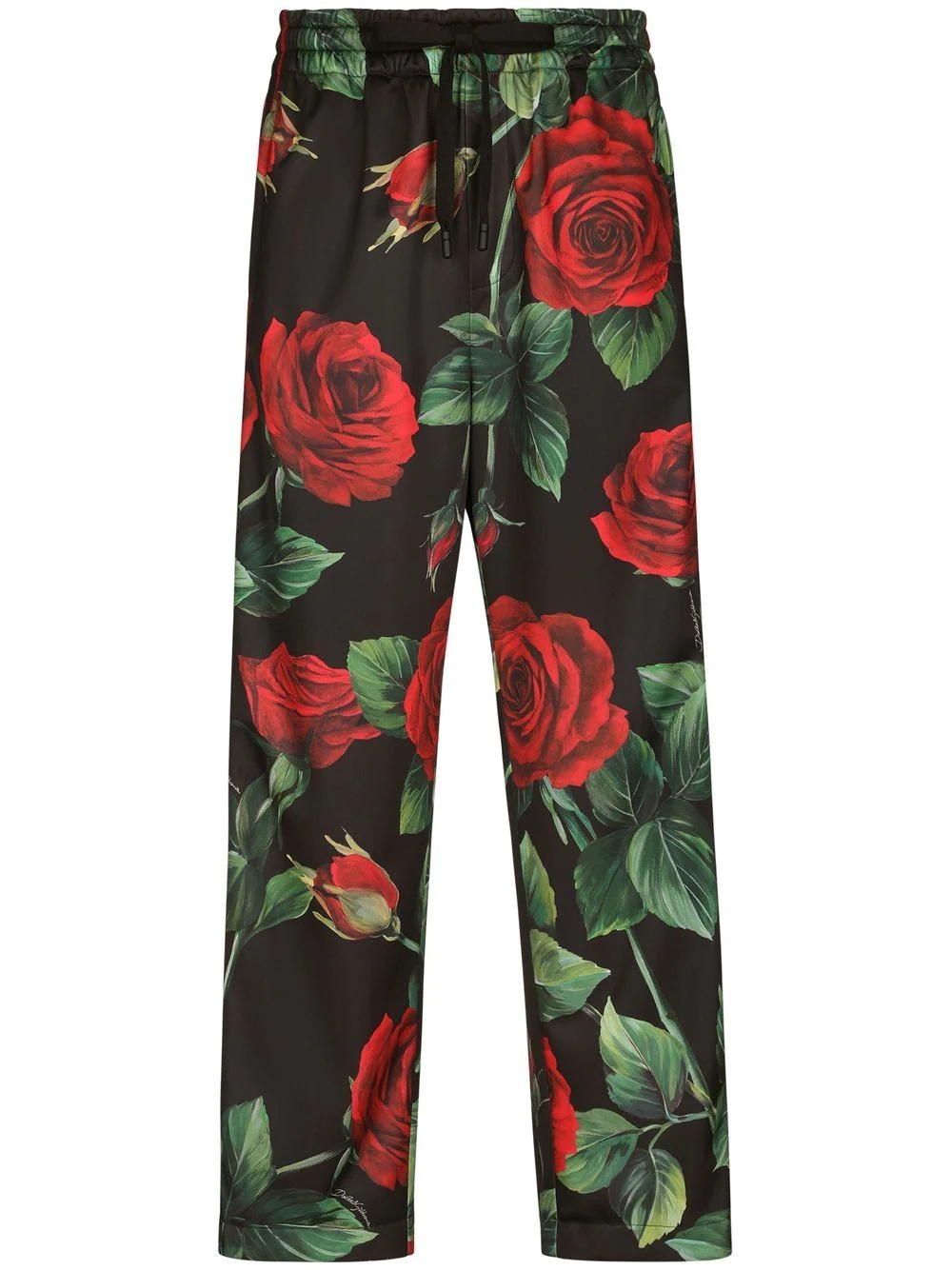 floral-print track trousers - 1