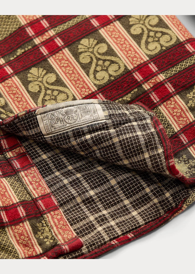 Slim Fit Double Cloth Western Shirt 5