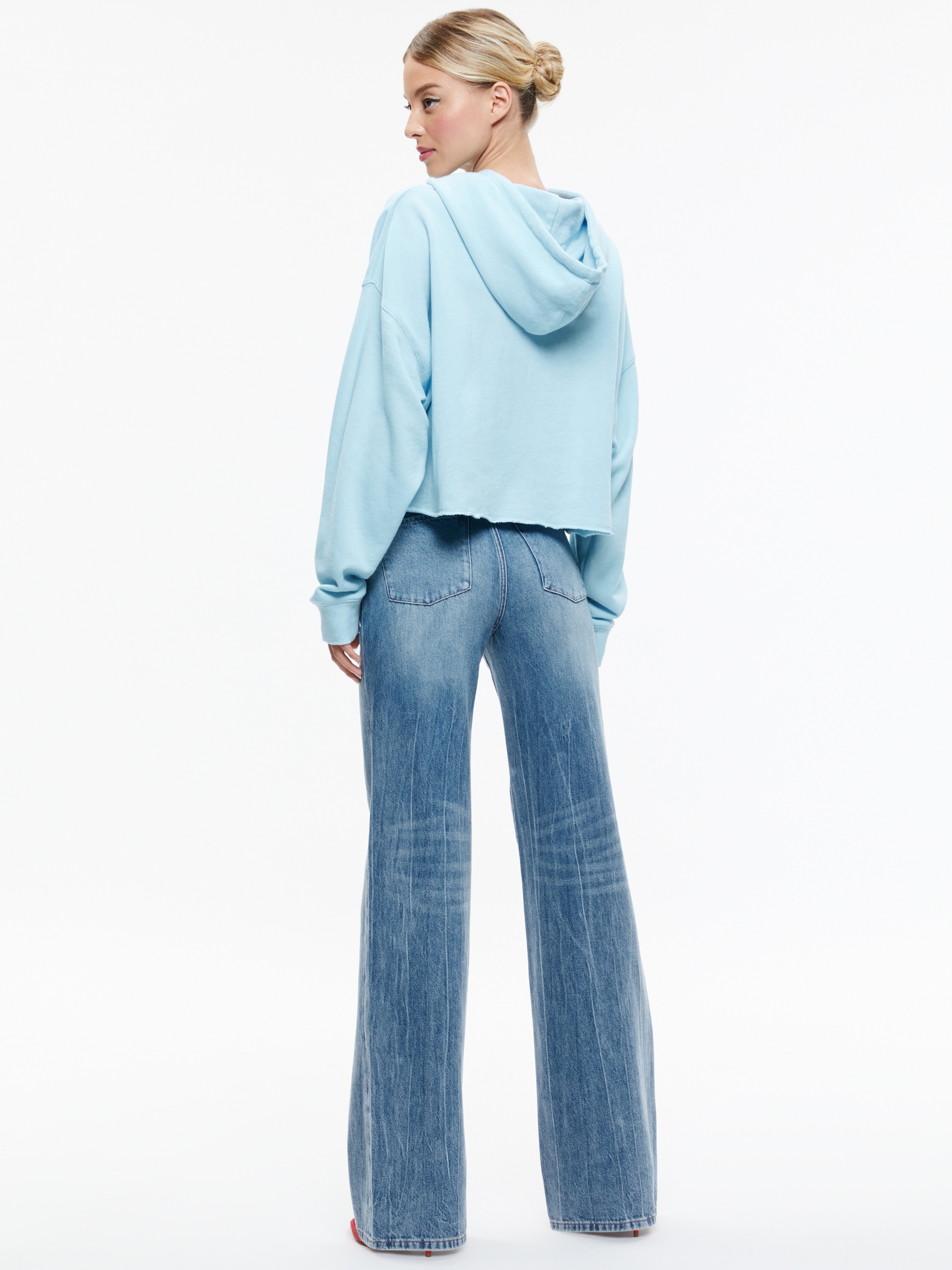 SUNNY BOXY CROPPED HOODIE - 3