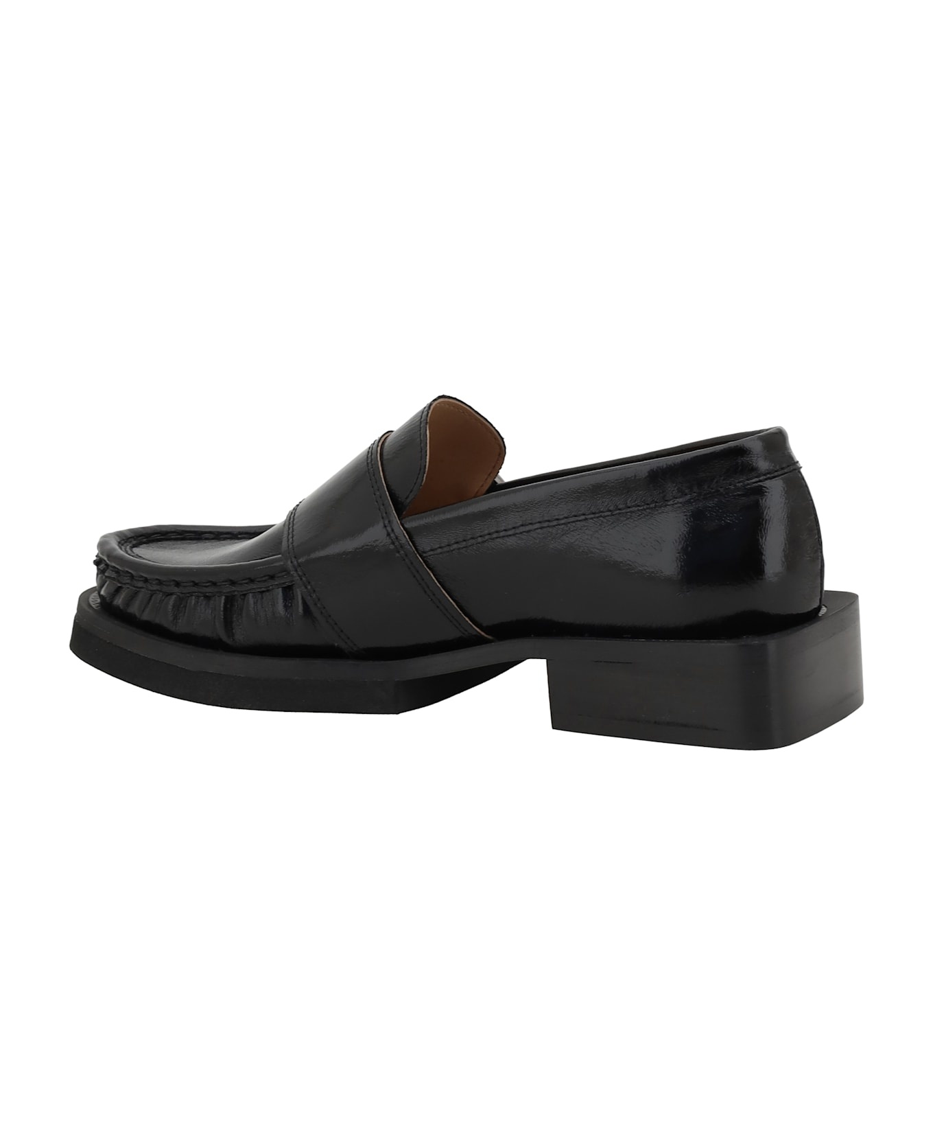 Feminine Buckle Loafers - 3
