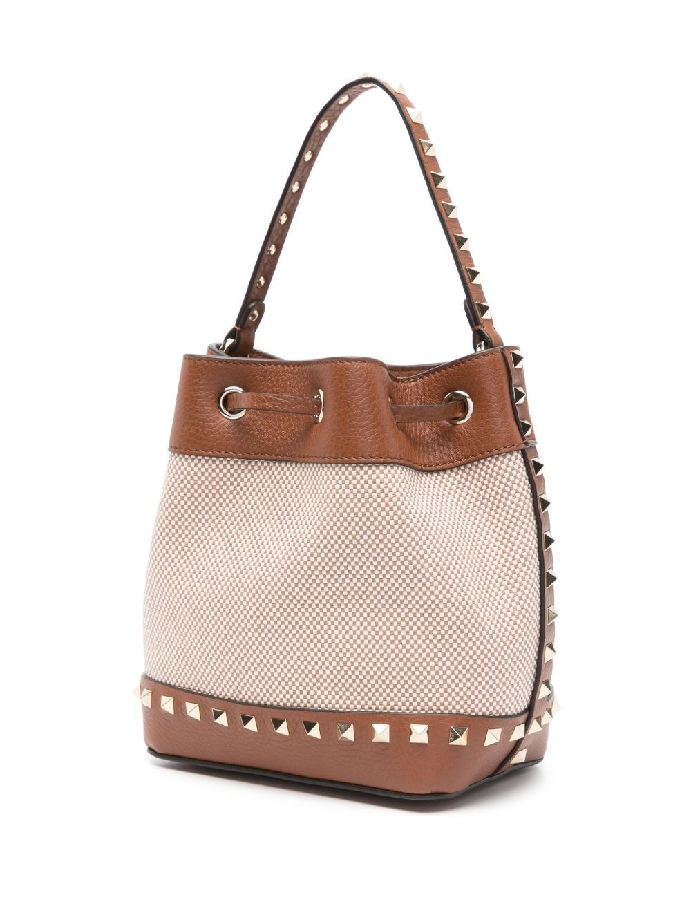 Rockstud canvas bucket bag - 3