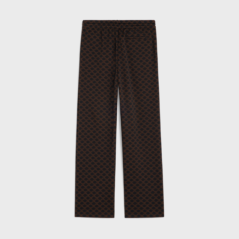 CELINE Triomphe track pants in monogram jersey outlook
