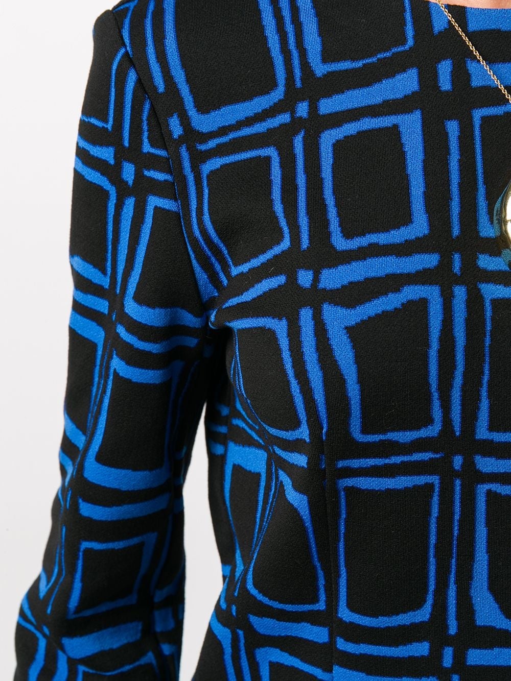 square pattern jumper - 5