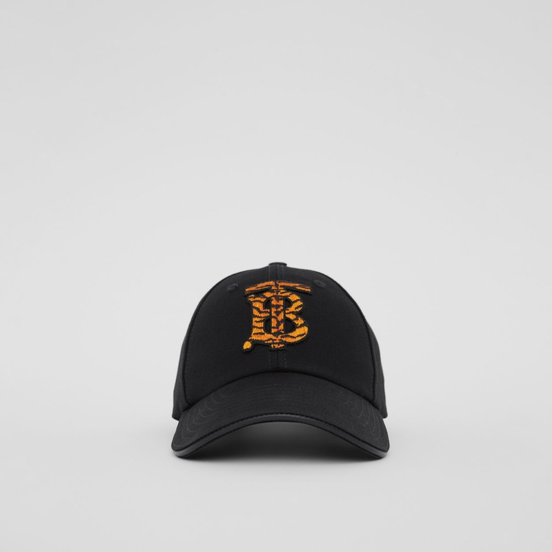 Monogram Motif Cotton Baseball Cap 1