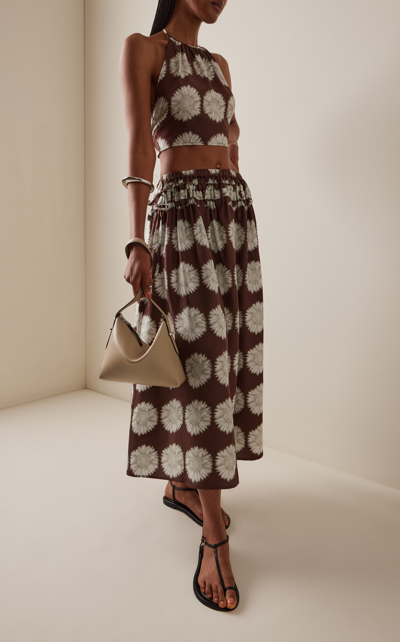 The Calvia Skirt brown - 2