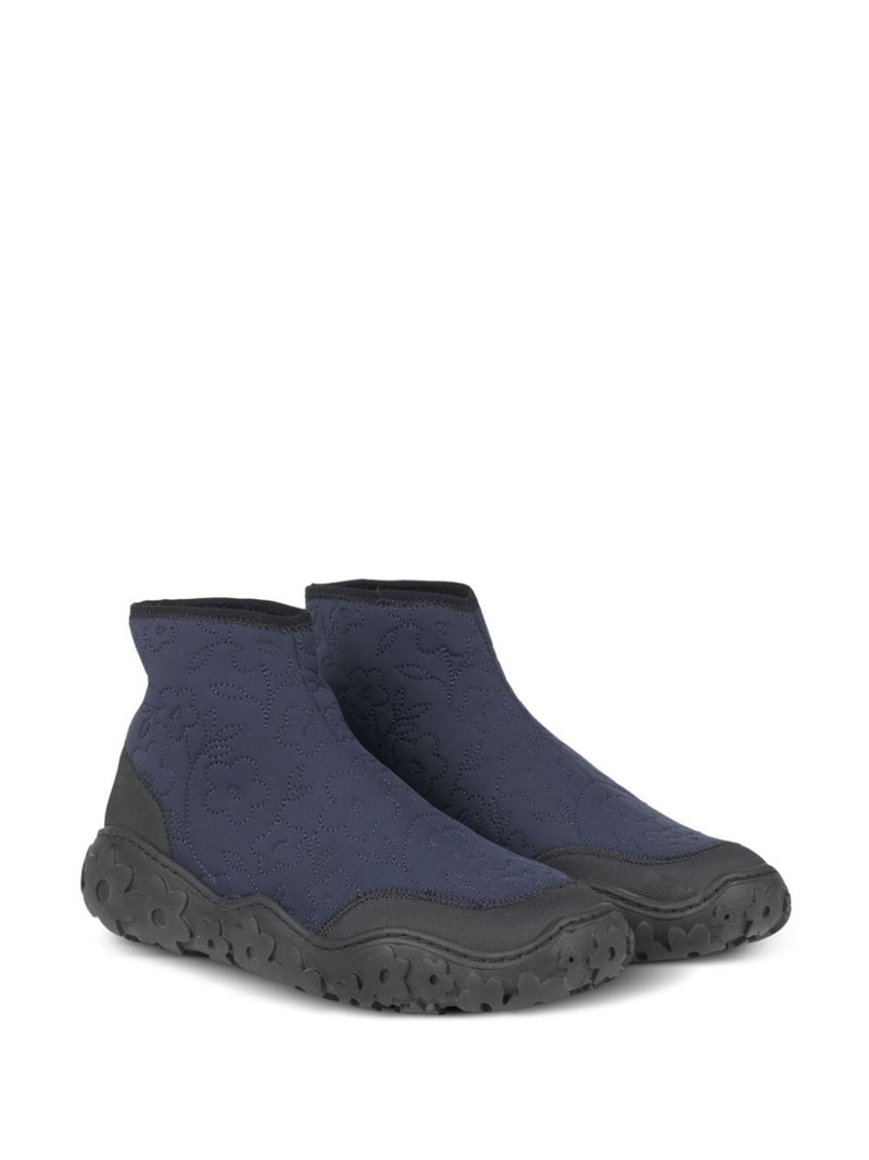 CECILIE BAHNSEN Othello floral-embroidered sneakers outlook