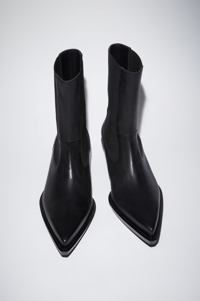 Acne Studios Pointed boots - Black outlook