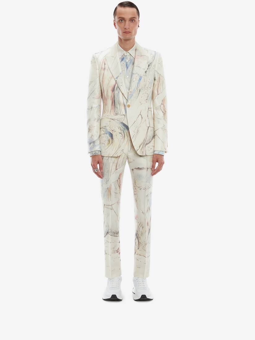 William Blake Dante Print Jacket in Multicolor - 2