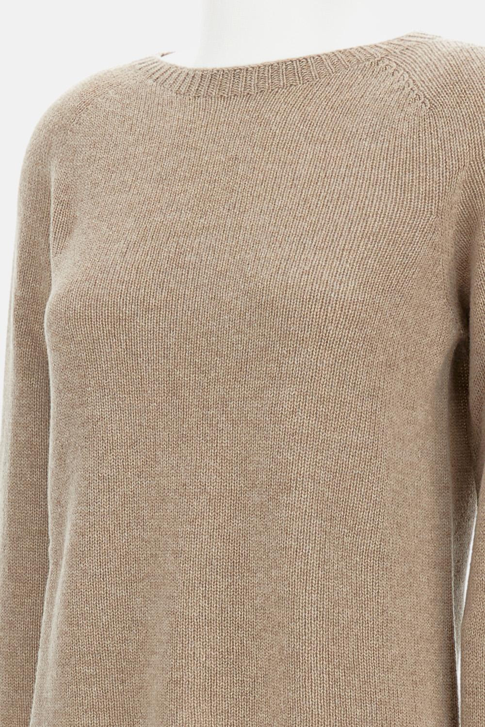 Crewneck Cashmere Blend Sweater - 3