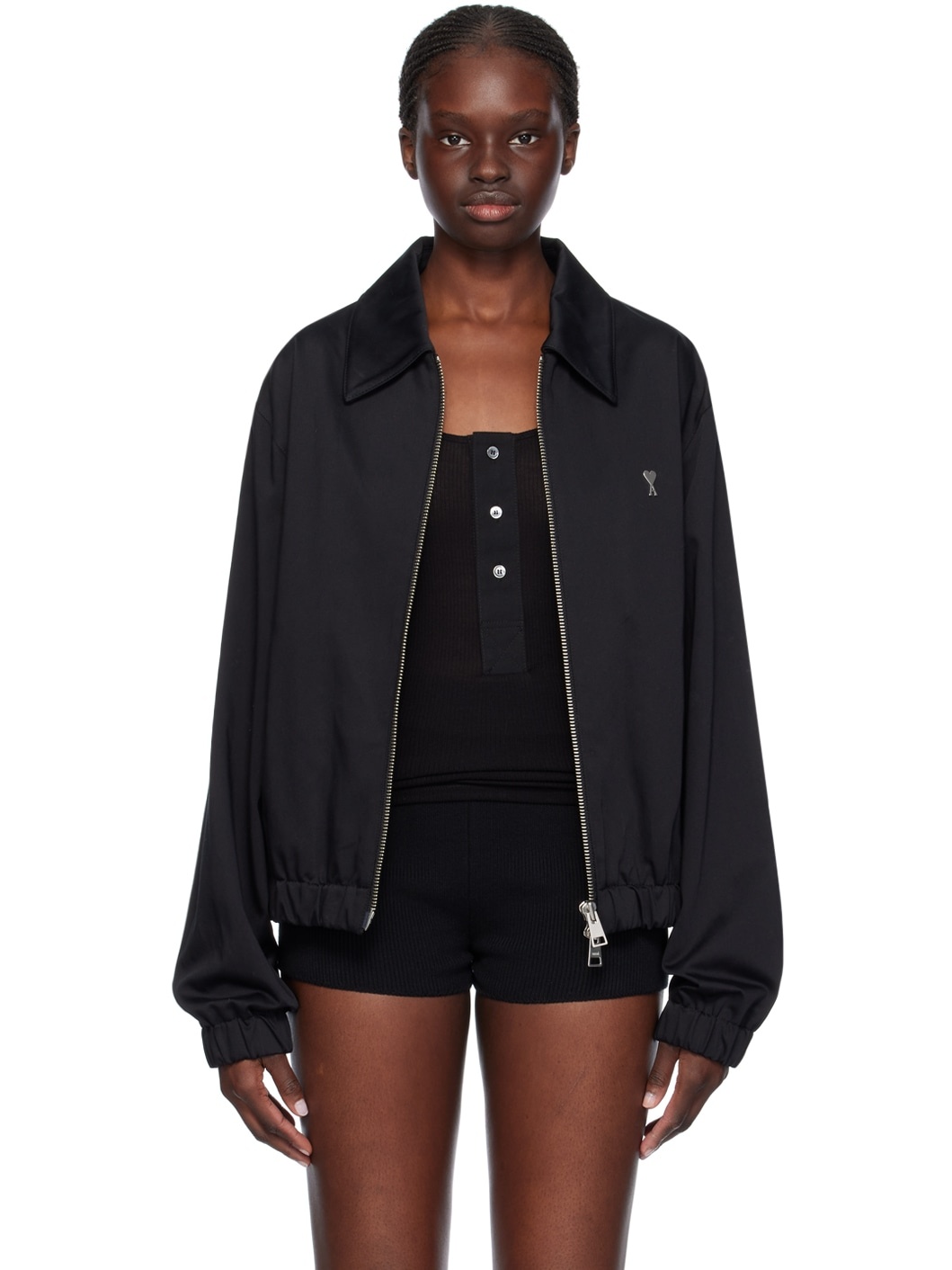 Black Ami De Cœur Jacket - 1