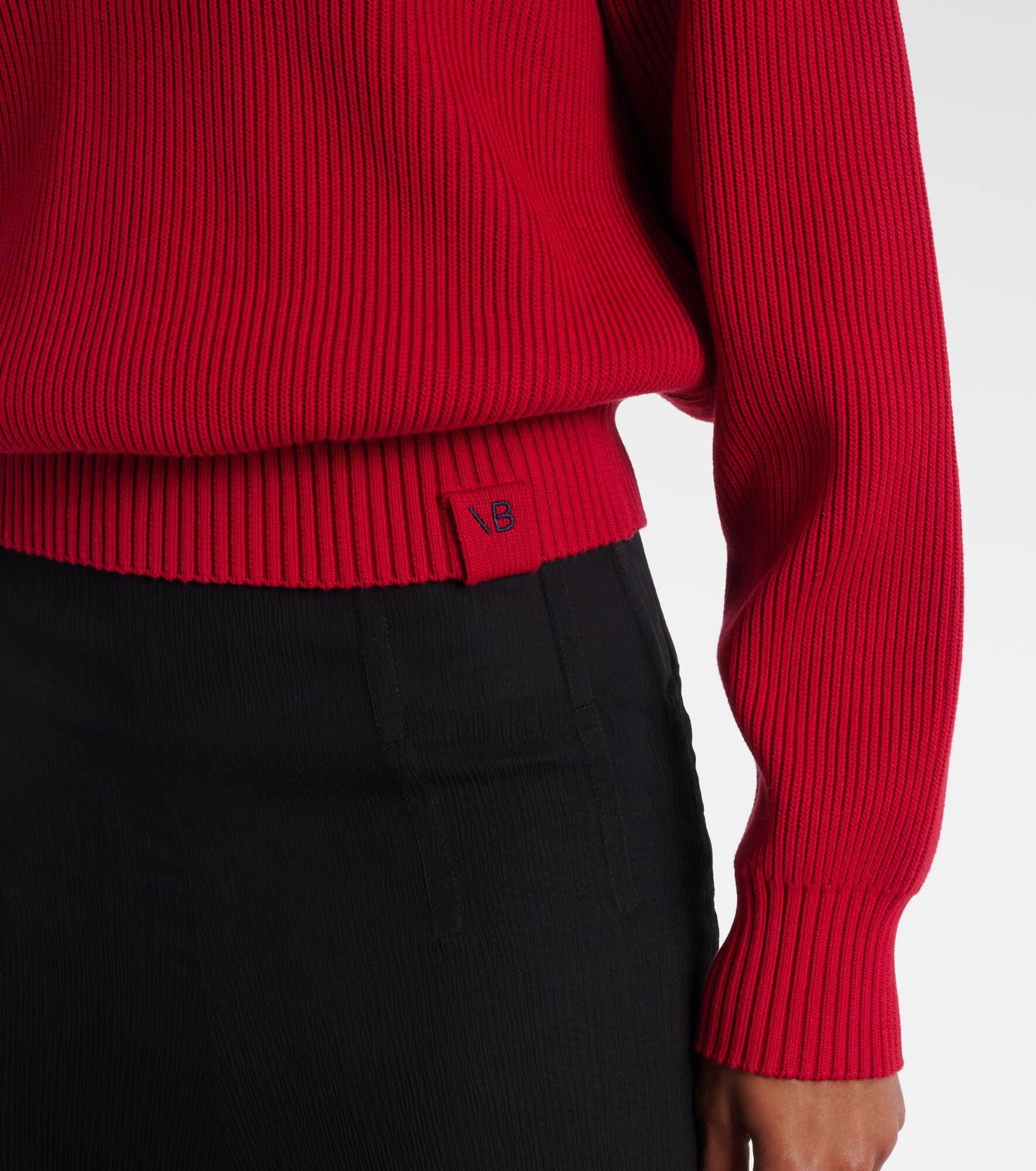 Ribbed-knit cotton and silk-blend sweater - 5