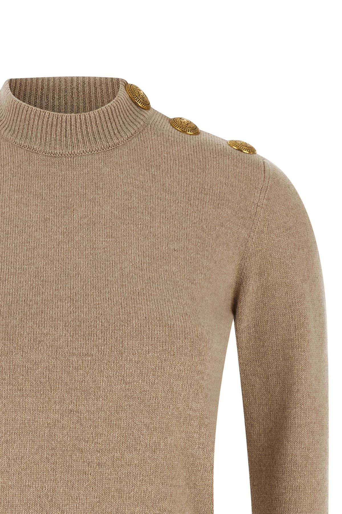 Eco-cashmere button sweater - 4