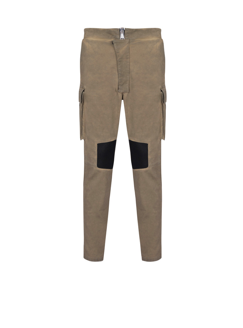 Cotton cargo trousers with inserts - 1