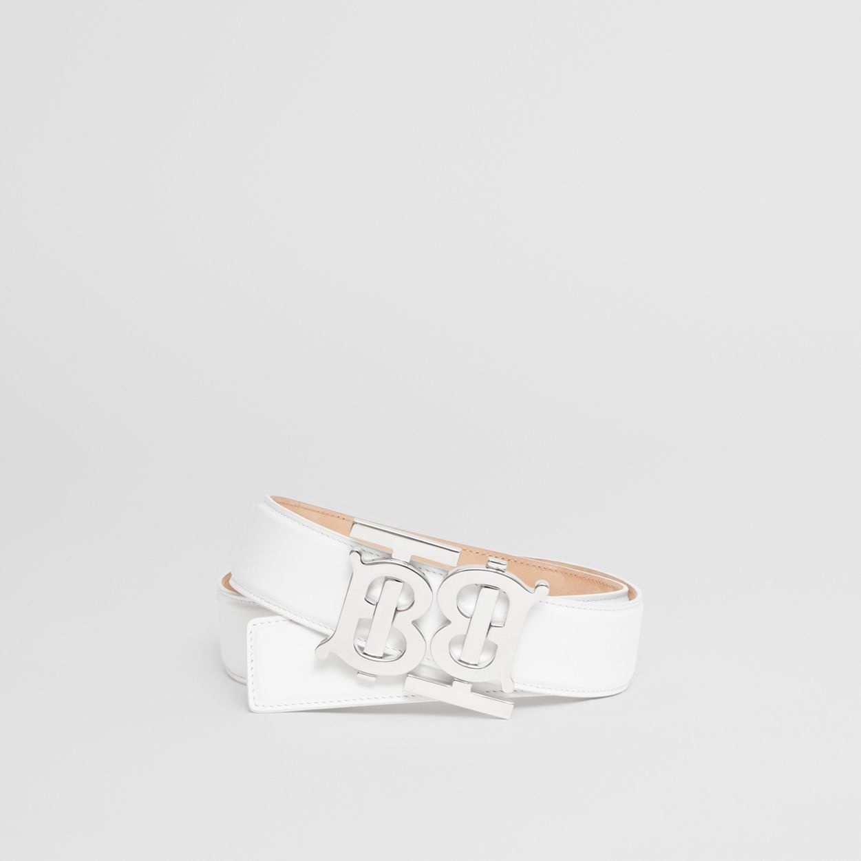 Double Monogram Motif Leather Belt - 1