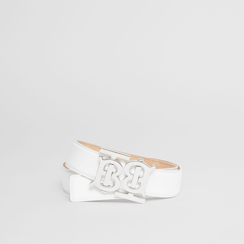 Double Monogram Motif Leather Belt 1