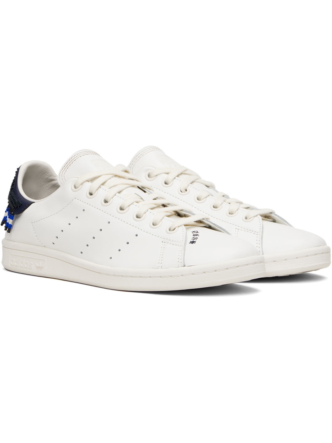 White Edison Chen Edition CLOT Stan Smith Sneakers - 4