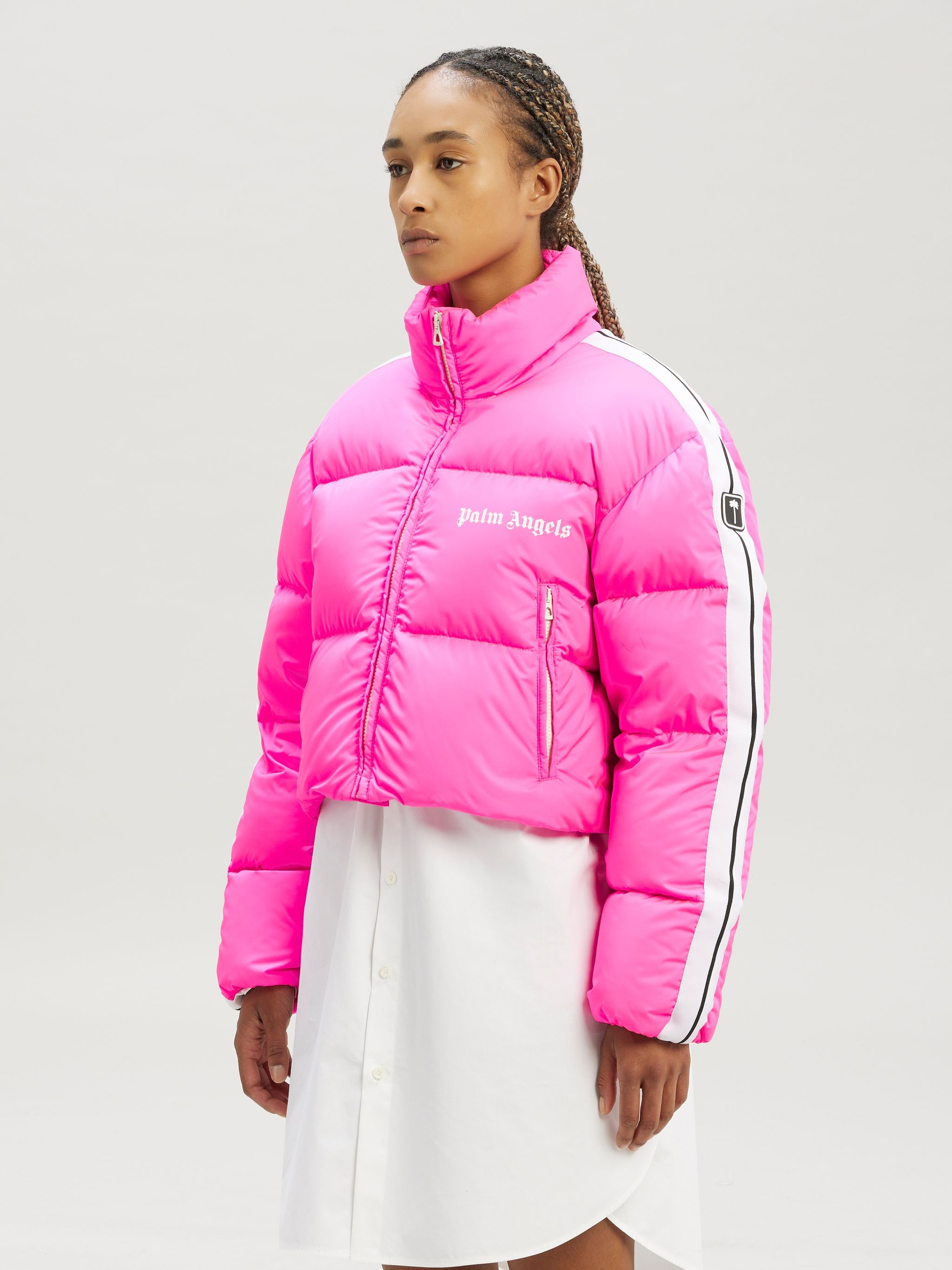 Cropped Track Down Jacket - 4