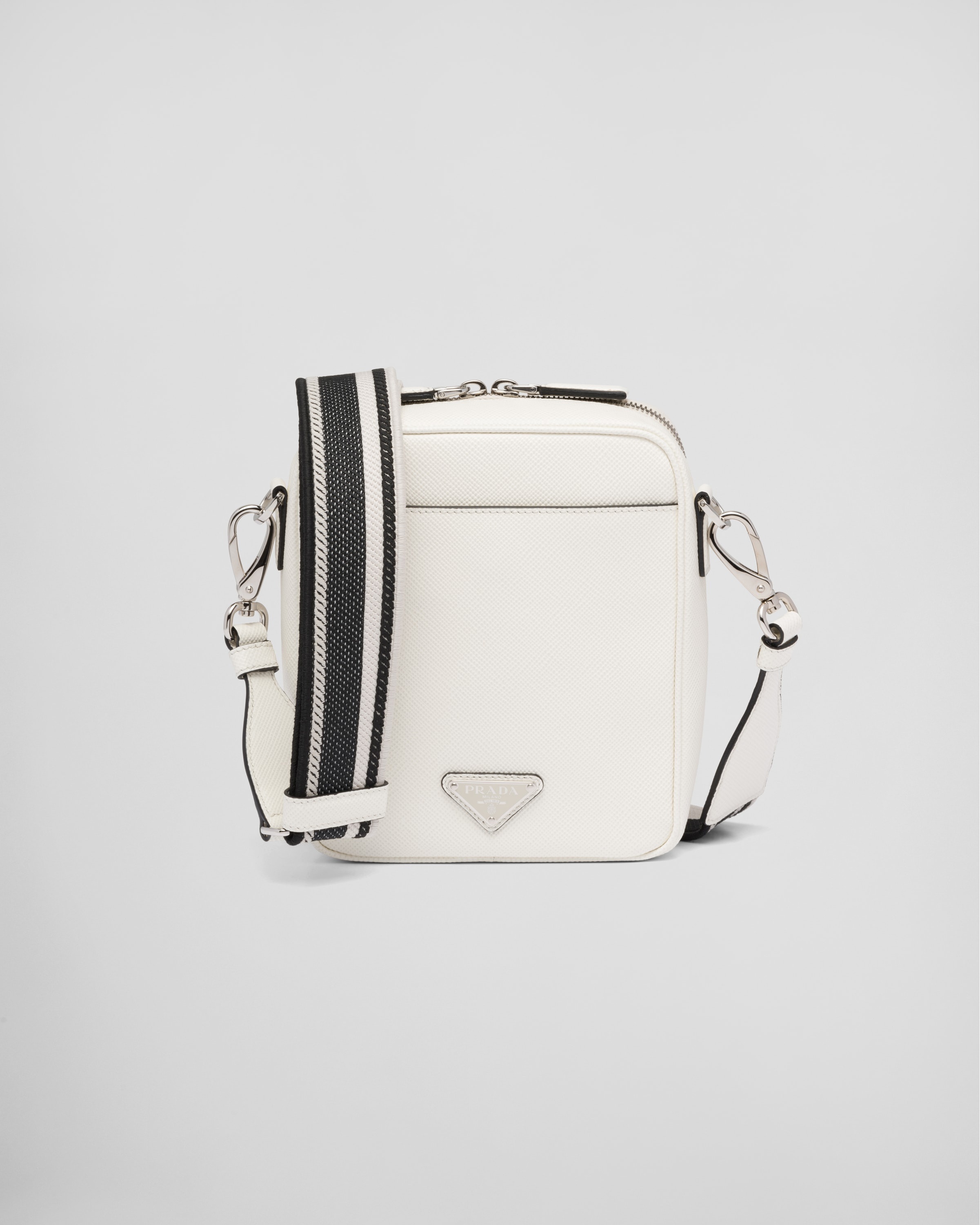 Saffiano leather shoulder bag - 4