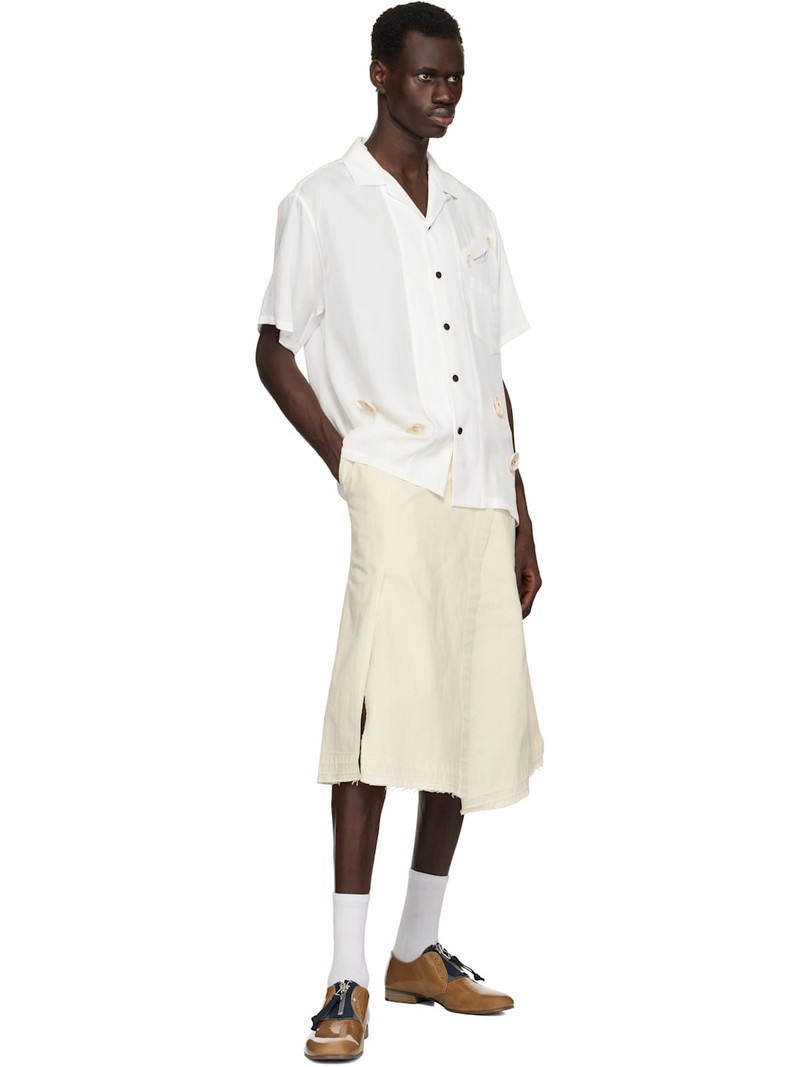 TOGA VIRILIS White Twill Shirt outlook