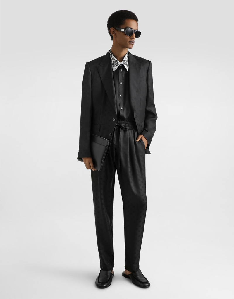 Dolce & Gabbana Sicilia light single-breasted silk twill jacket outlook