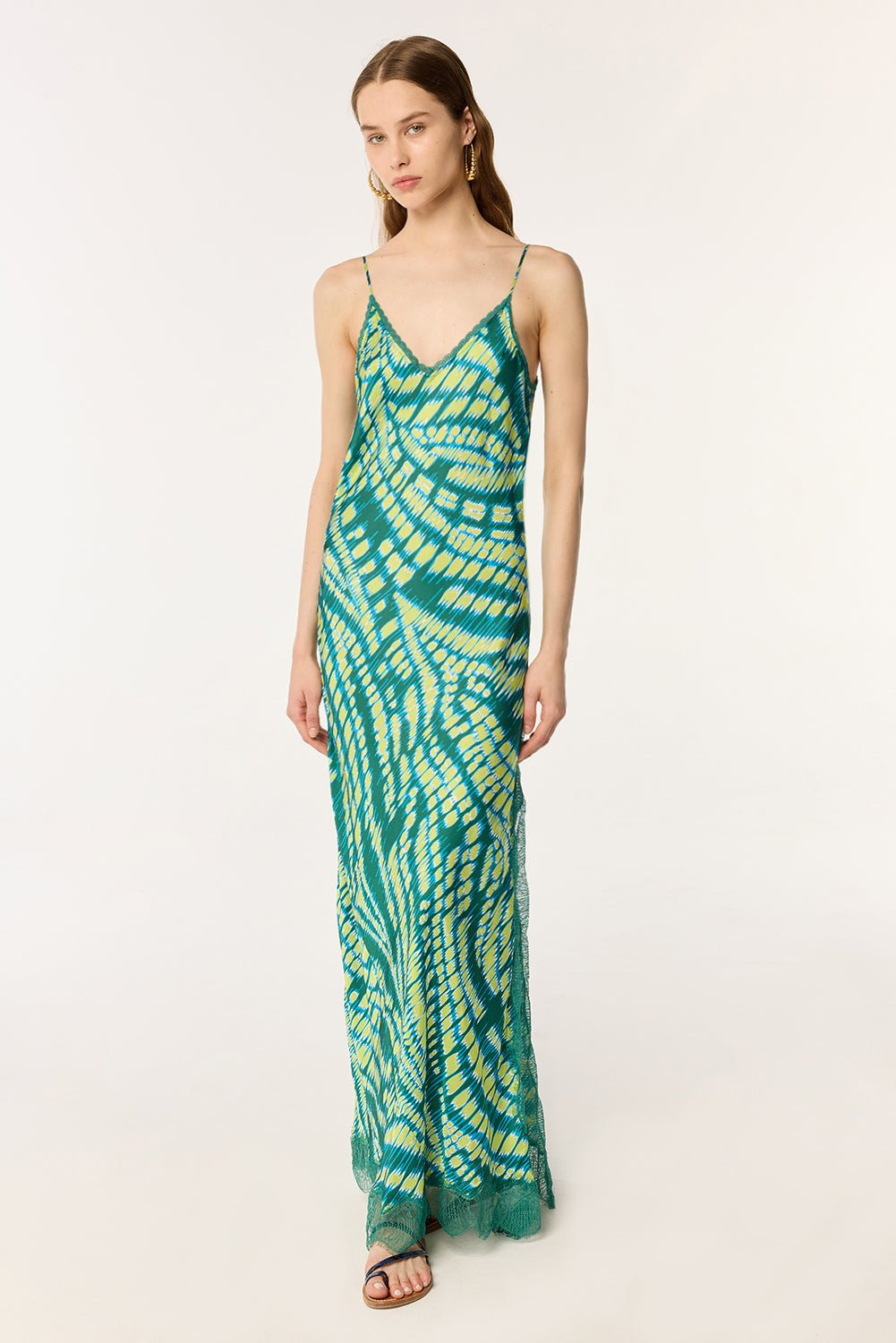 Long Dress Lucia - Green Kalina - 2
