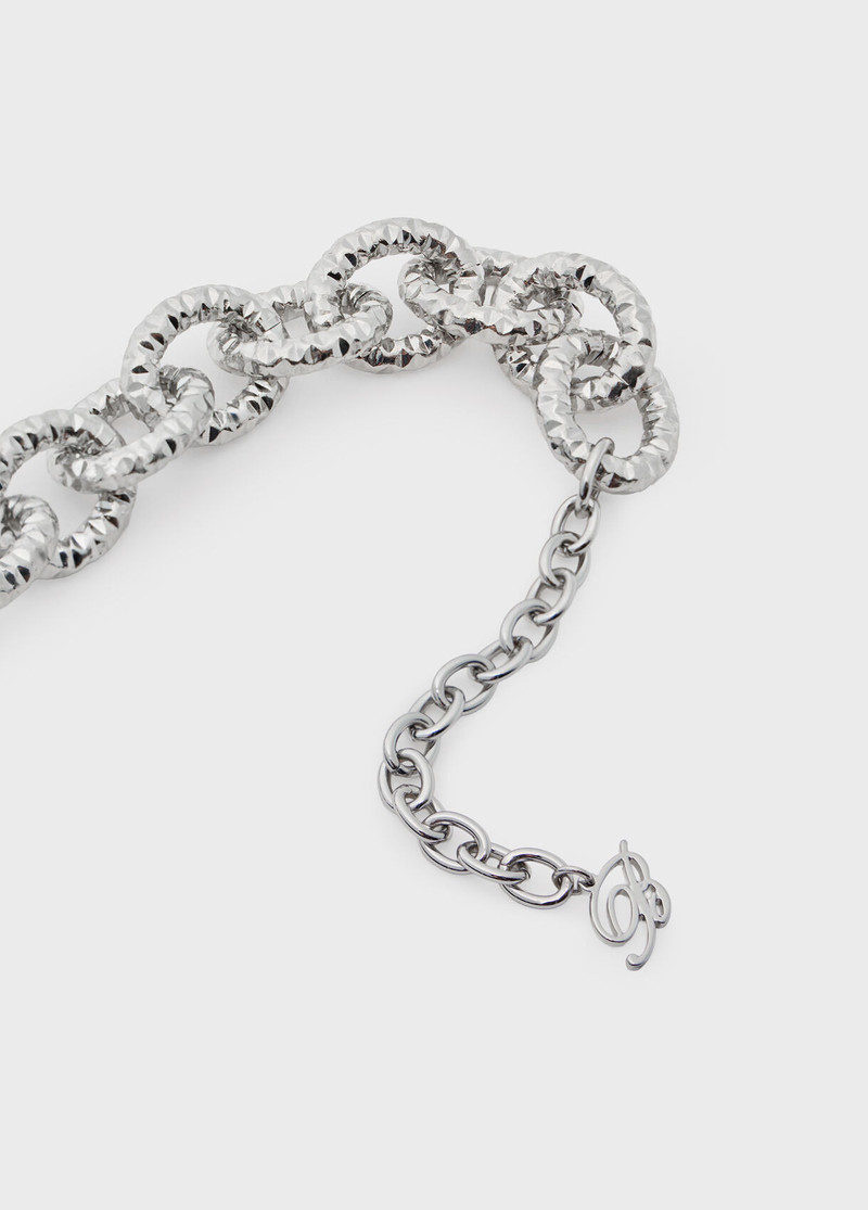 METAL NECKLACE WITH RAISED RINGS 4