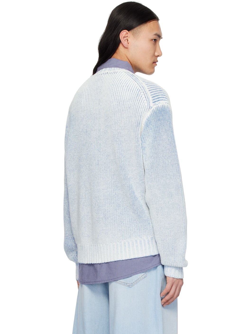 Blue Patch Sweater - 3