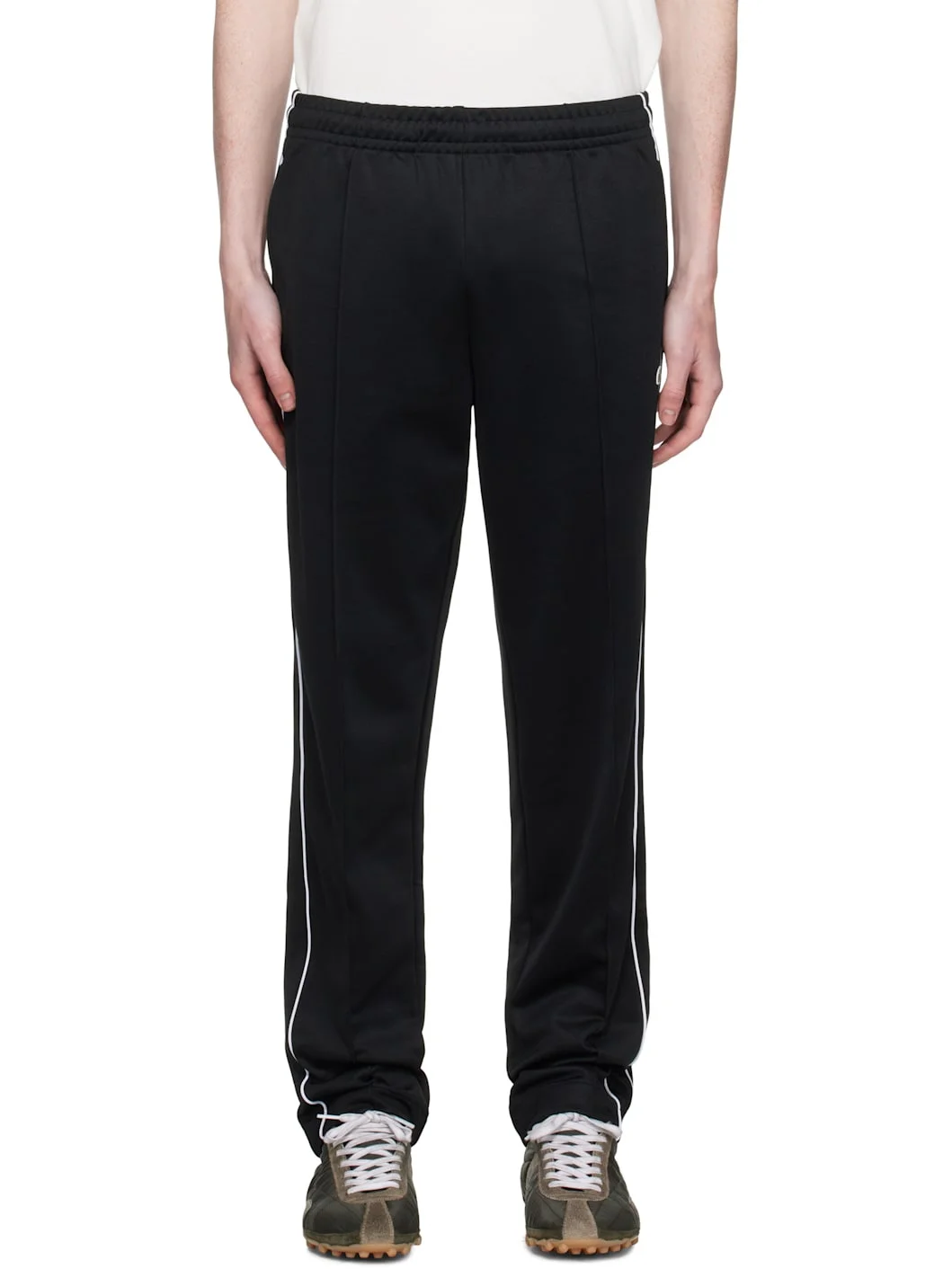 Black Paris Piqué Sweatpants - 1