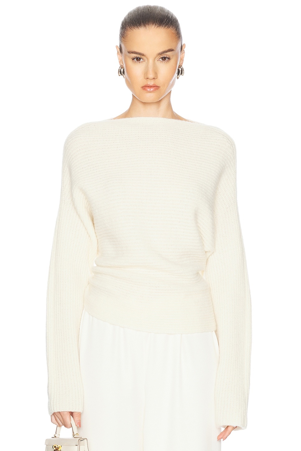Cashmere Asymmetric Sweater - 1