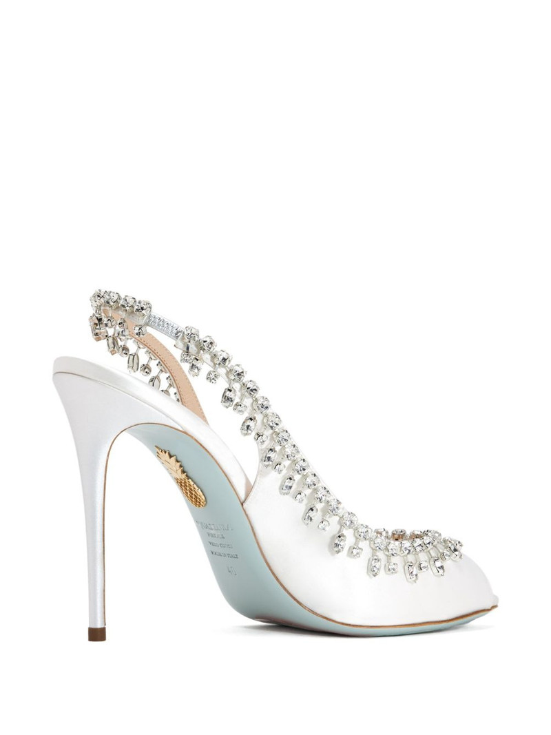 105mm Temptation crystal-embellished slingback sandals 4