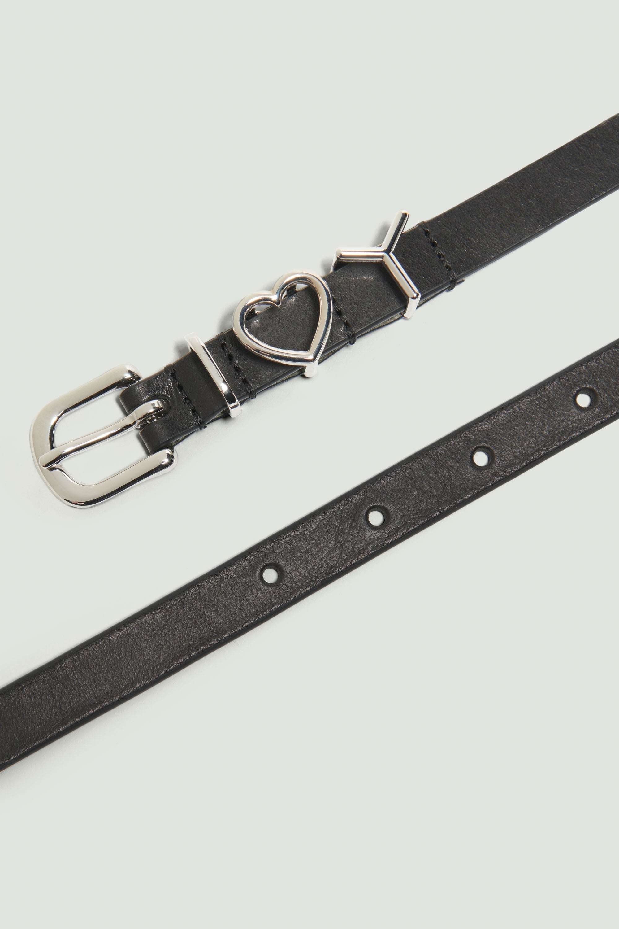 SKINNY Y HEART BELT 15 MM - 3