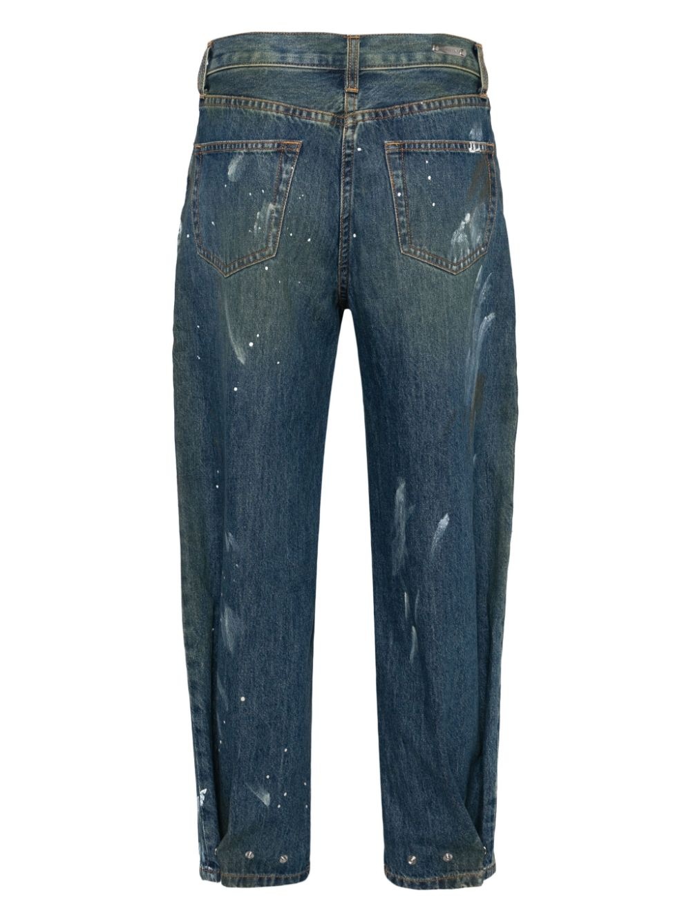 mid-rise cropped jeans - 2